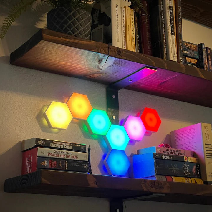 Smart Bluetooth Hexagon Wall Lamp